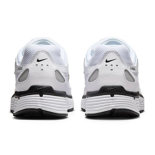 Nike P-6000 White Metallic Silver Black