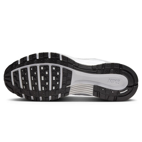 Nike P-6000 White Metallic Silver Black